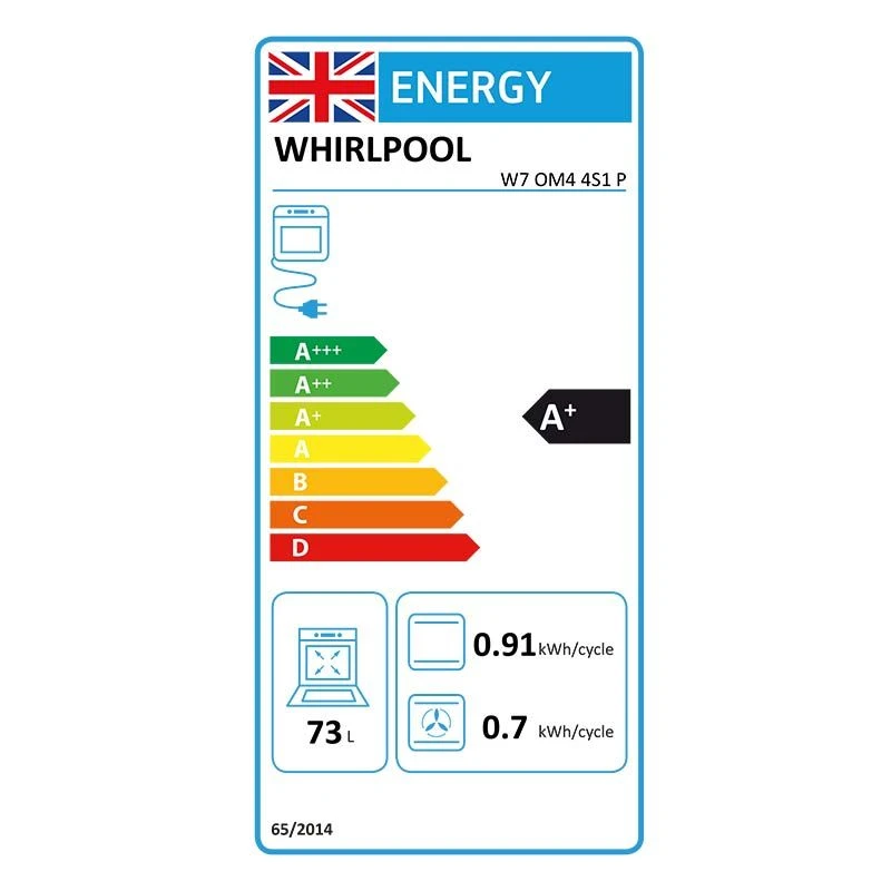 Whirlpool W7 OM4 4S1 P BuiIt In Single Pyrolytic Oven - Black & St/Steel 11 Whirlpool W7 OM4 4S1 P BuiIt In Single Pyrolytic Oven - Black & St/Steel - Image 9