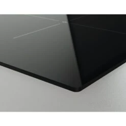 Zanussi ZHRN883K 80cm Electric Hob - Black 12 Zanussi ZHRN883K 80cm Electric Hob - Black -Home Kitchen zanussi zhrn883k flat base corner edge close up view