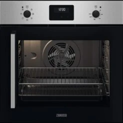 Zanussi ZOCNX3XR B/I Side Opening RHH Single Electric Oven - Stainless Steel -Home Kitchen zocnx3xr